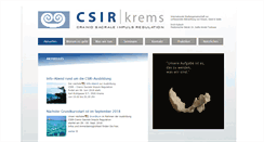 Desktop Screenshot of csir.at
