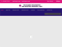 Tablet Screenshot of csir.org.gh